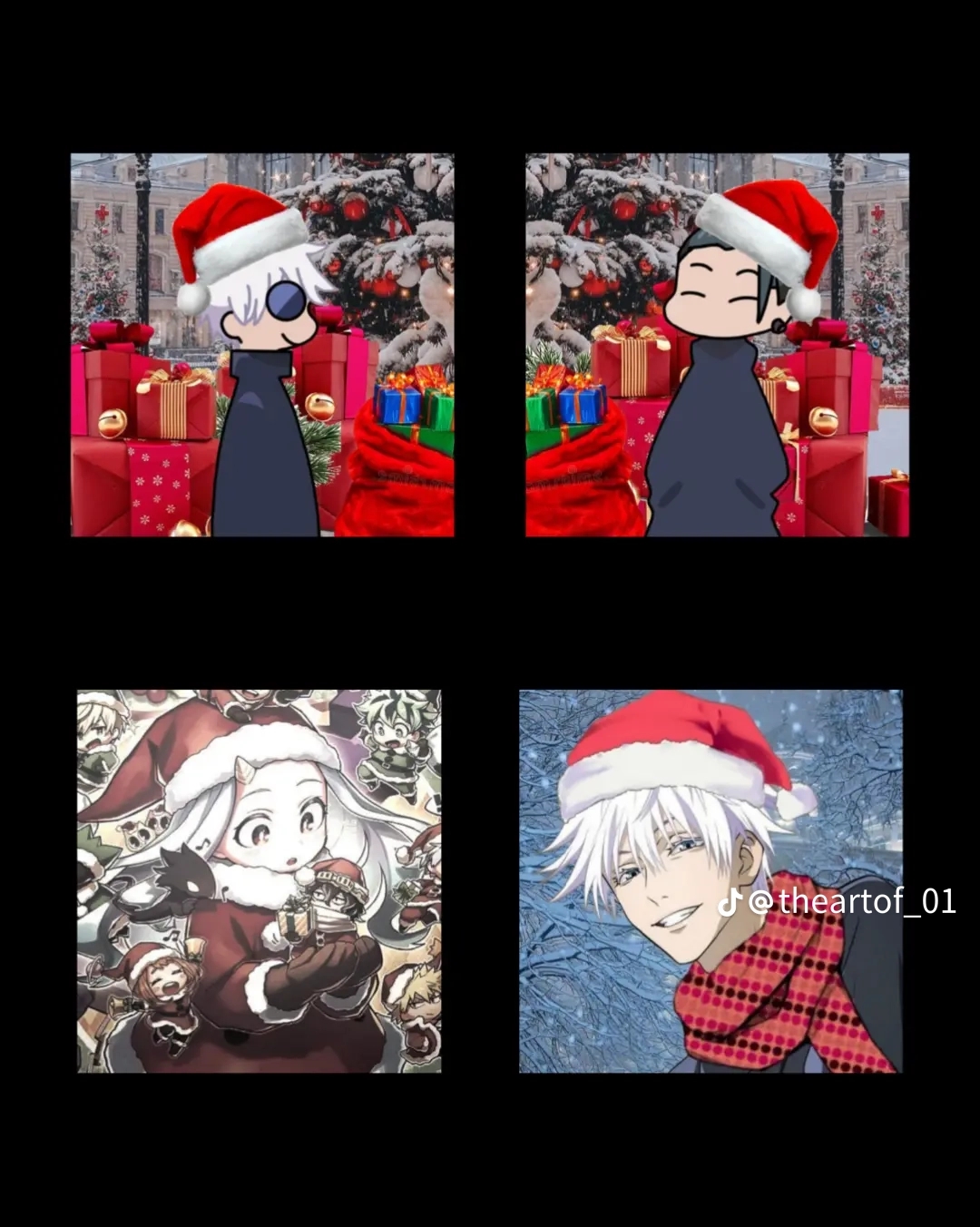 Social fotos natalinas de anime 