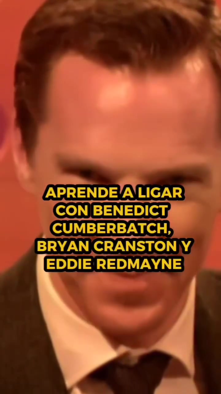 Social Aprende a ligar con Bryan Cranston, Cumberbatch y Eddie Redmayne