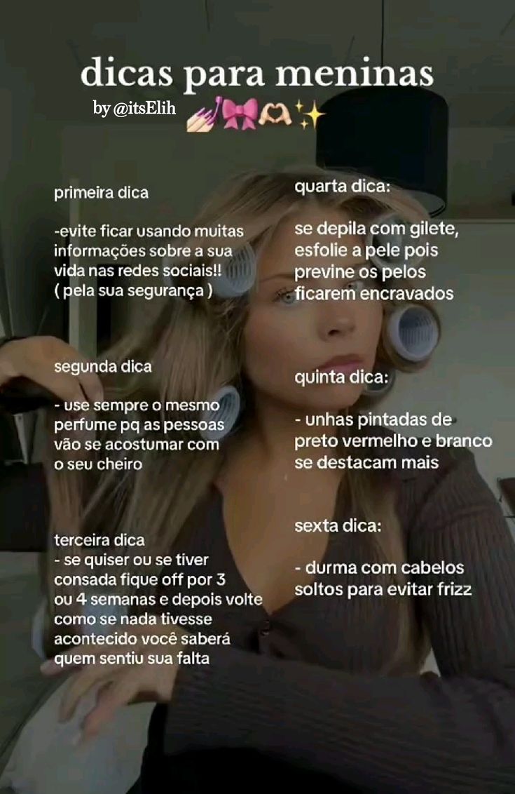 Dicas para meninas!🍓🩰🍒