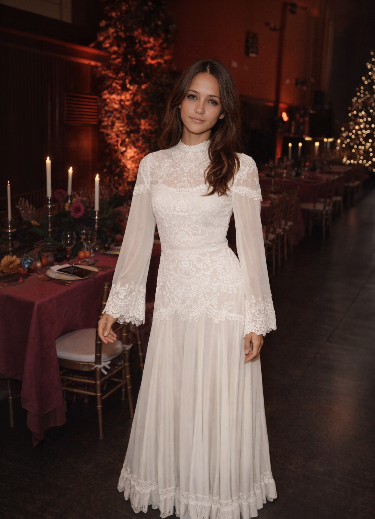 Social Vestido romántico para ocasiones especiales 🤍✨