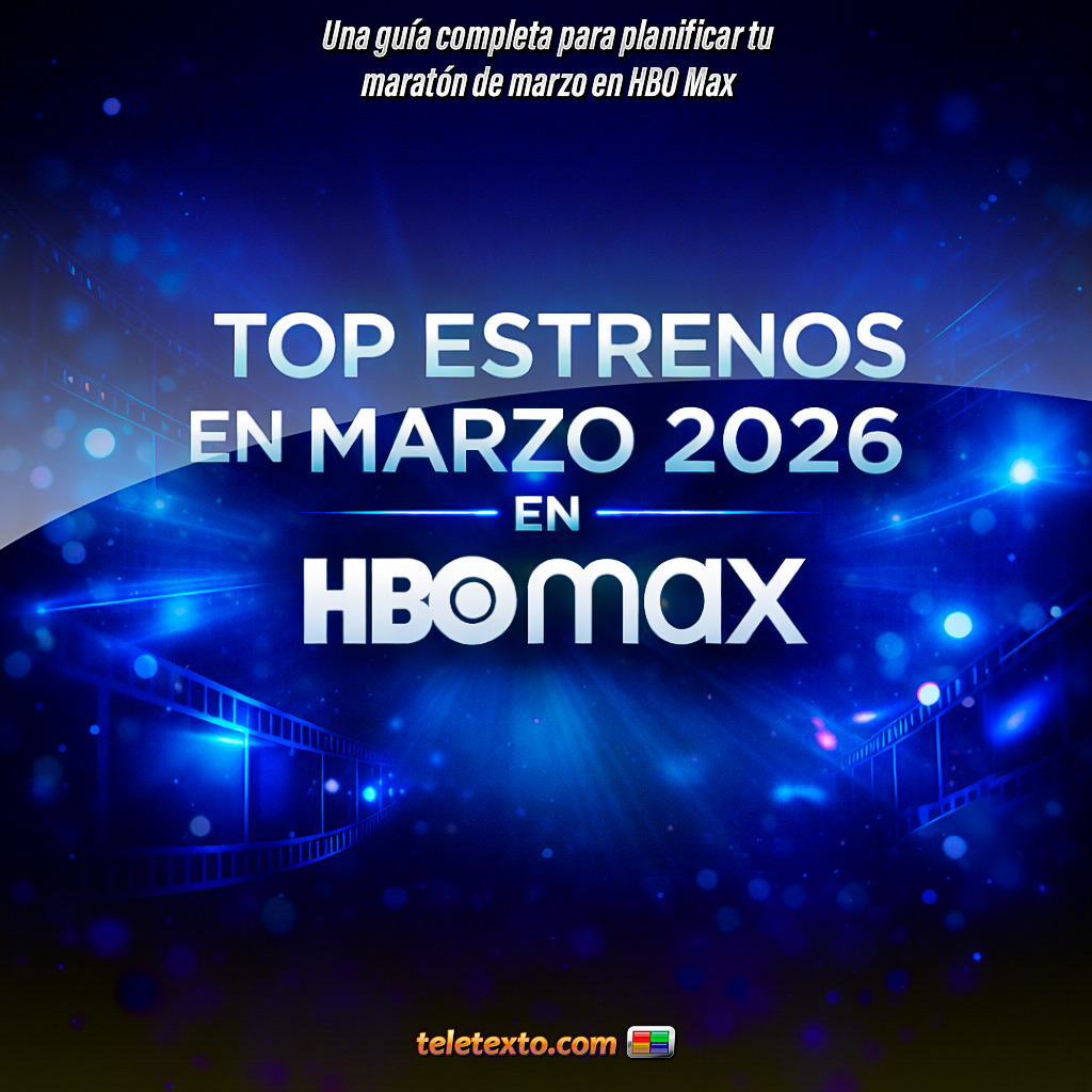 Social 🟣🍿Top Estrenos en Marzo 2026 en HBO Max📺🔥