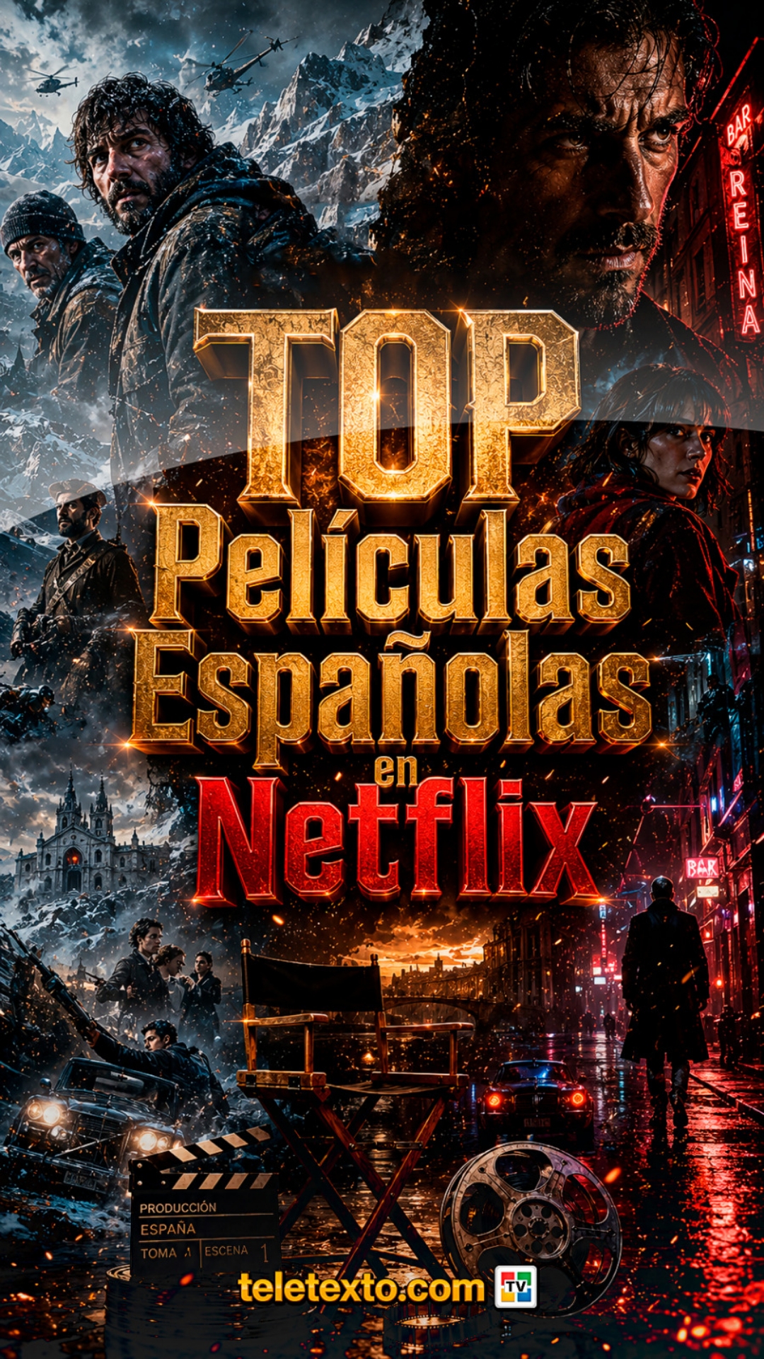 🔴🍿TOP Películas Españolas en Netflix🎬🍿Imprescindibles España🇪🇸🔥