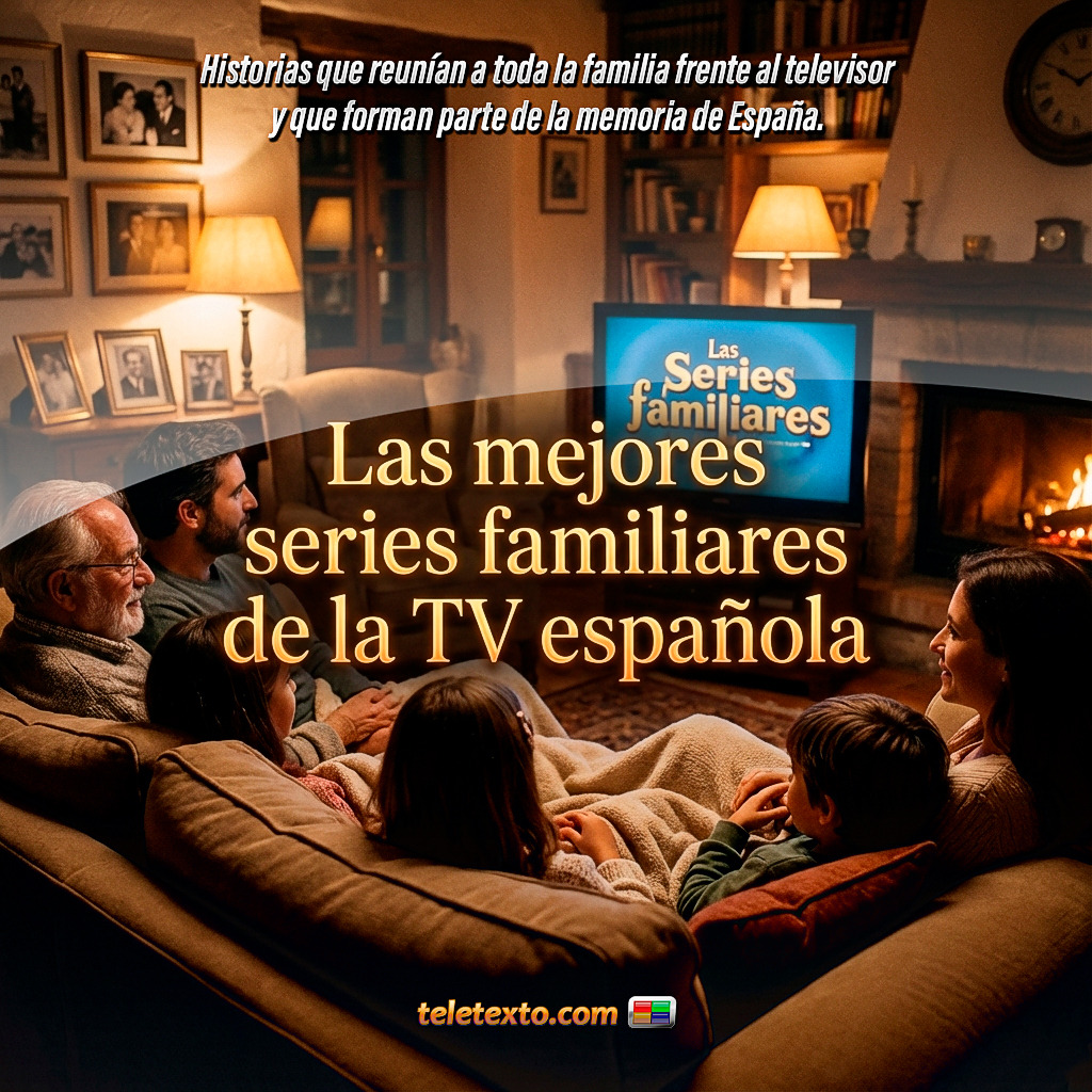 Social 👨‍👩‍👧‍👦 Las mejores series familiares de la TV española 📺