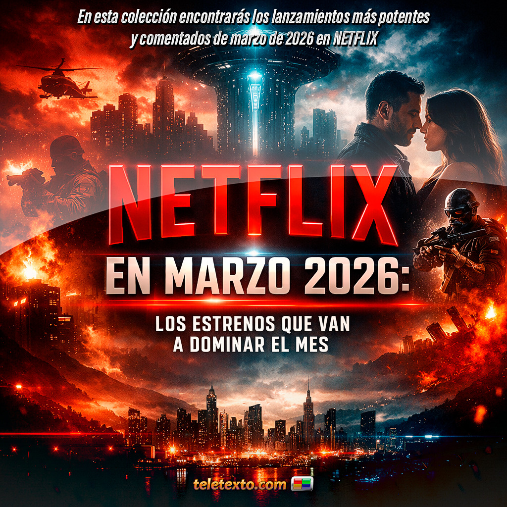 Social 🔥 Netflix en marzo 2026: los estrenos que van a dominar el mes 🎬