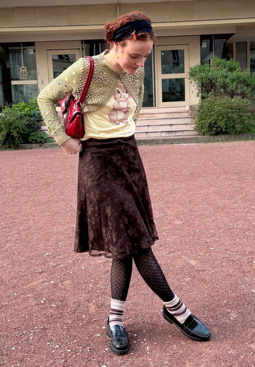 Social Camiseta de manga con top handle bag