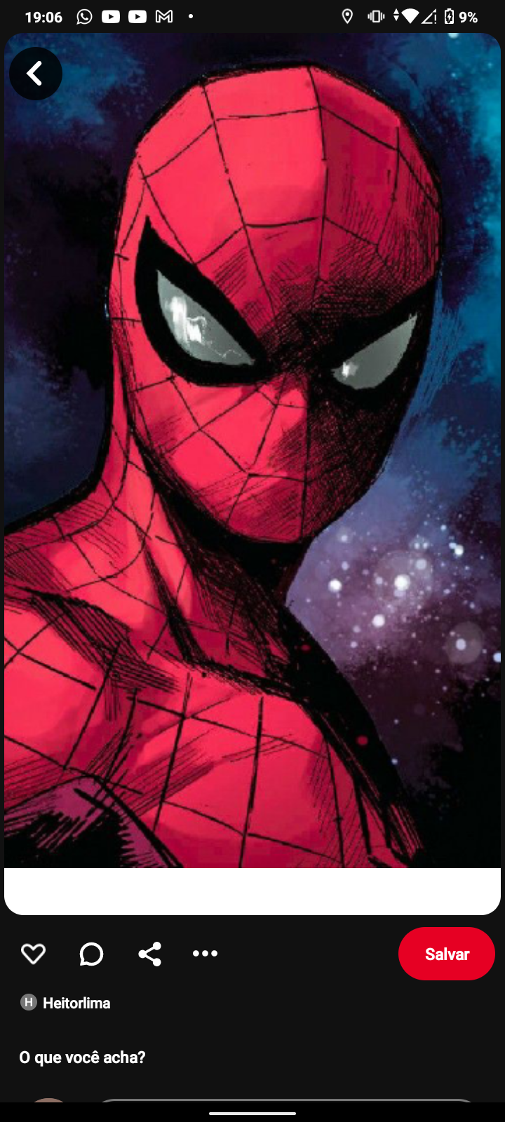 Social Homem aranha 