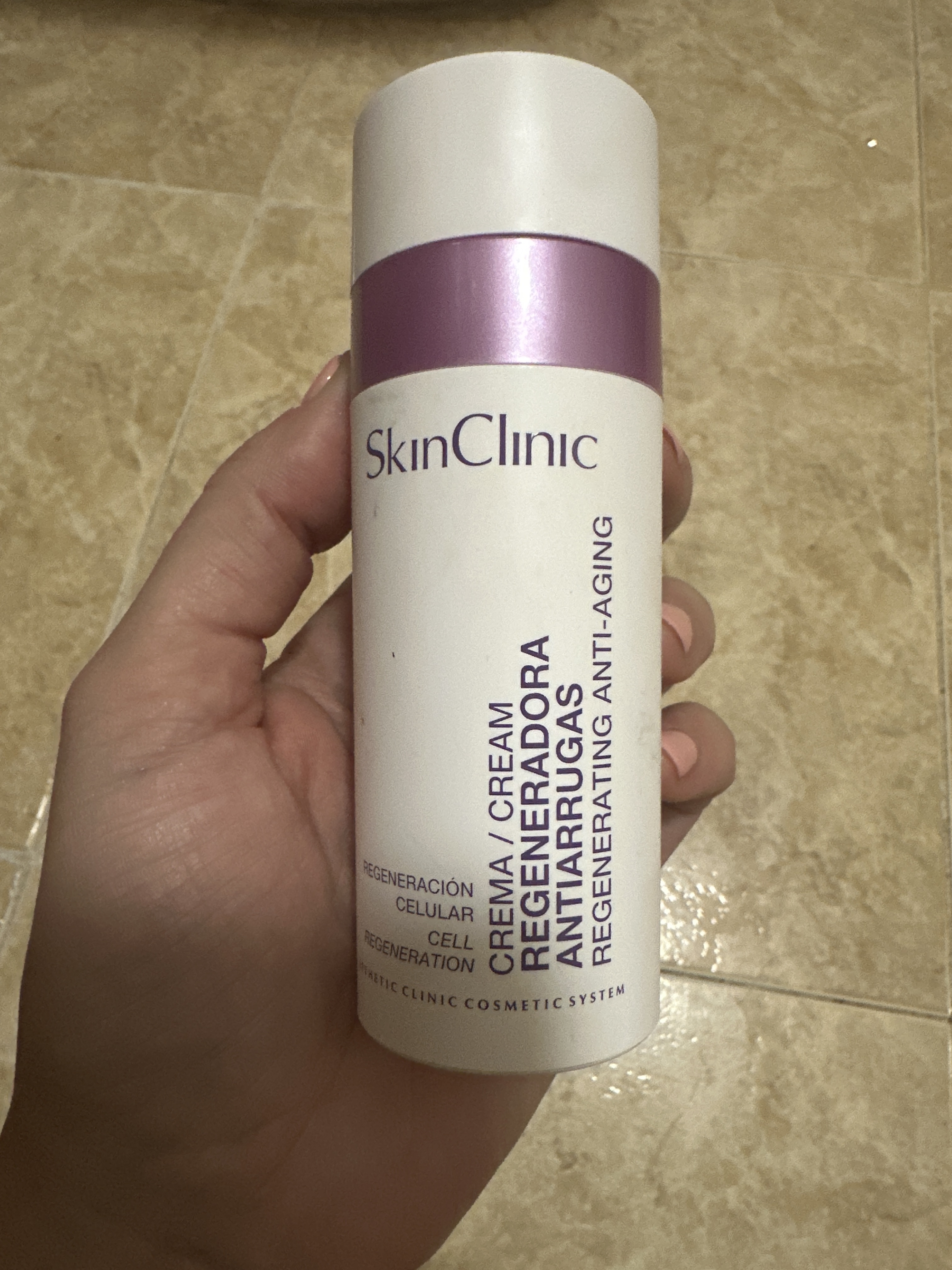skin clinic crema regeneradora antiarrugas 