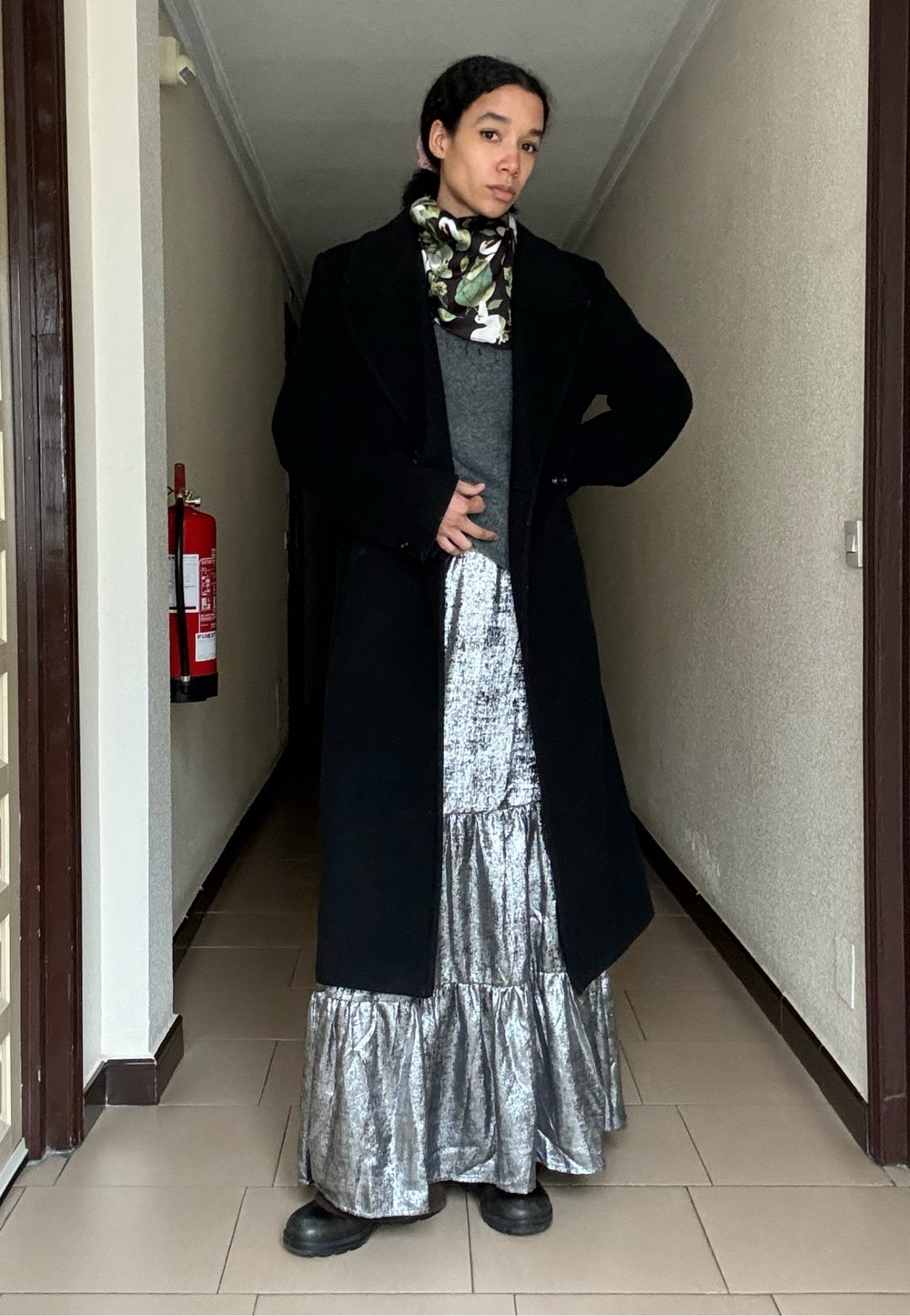 Social Look con abrigo clásico