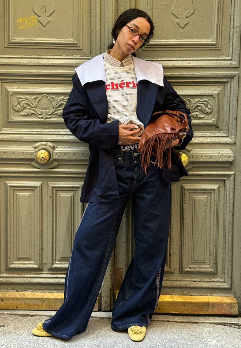 Social Accesorios: sailor collar gabardine y blusa