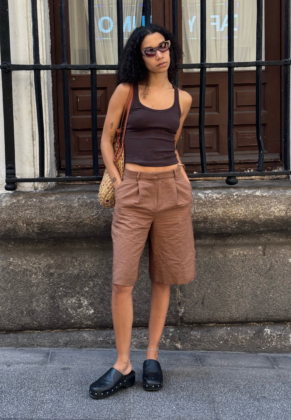 Social Top con bolso shopping