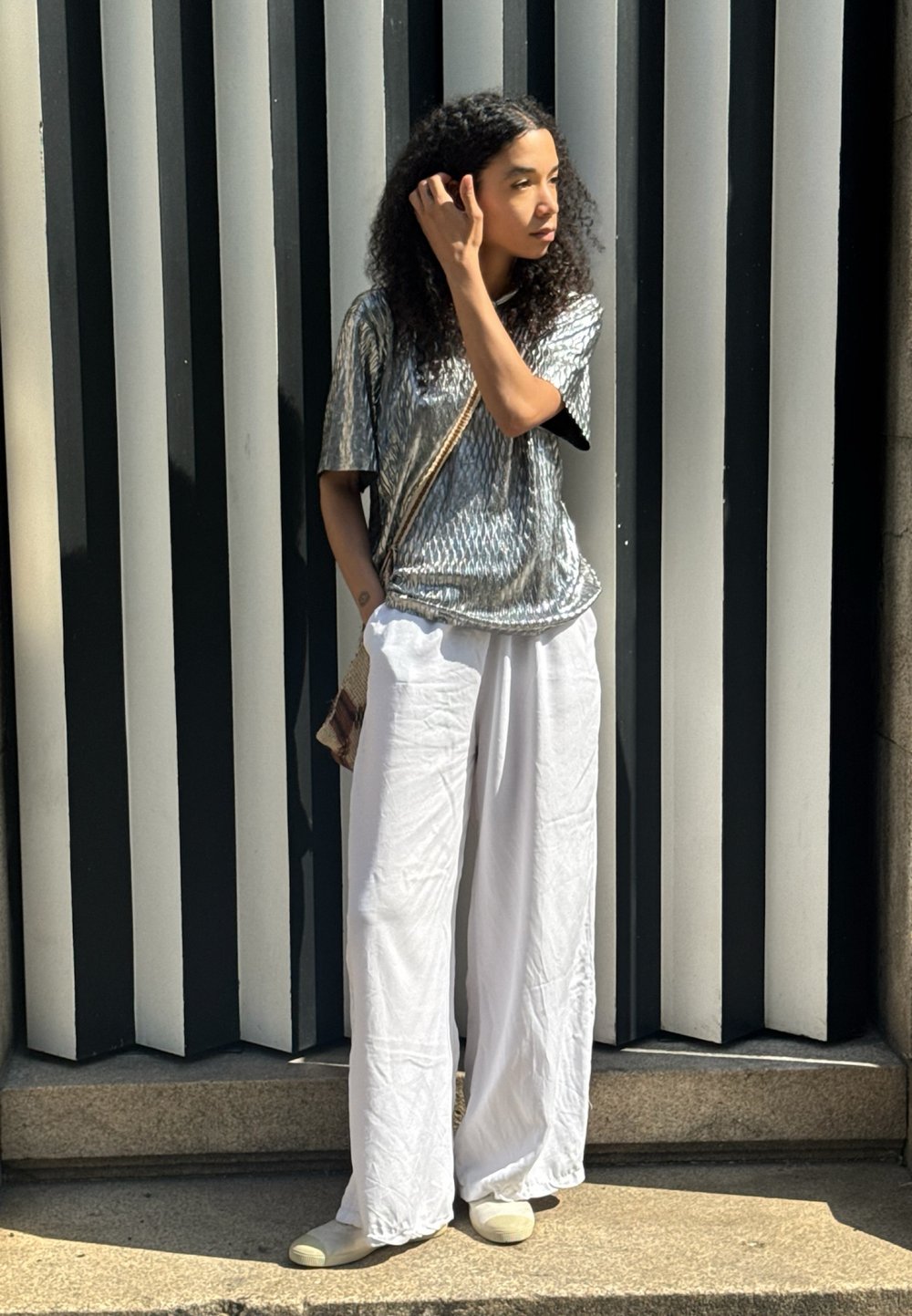 Social Blusa con bandolera