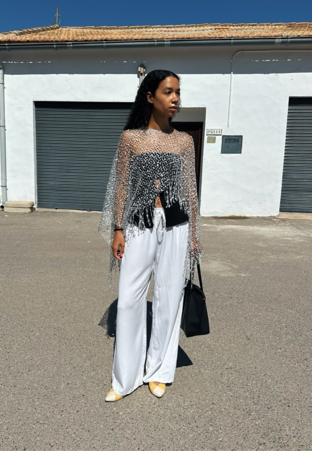 Social Top con bolso de mano