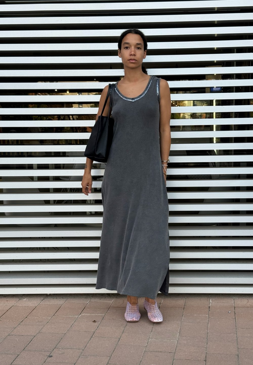 Social Accesorio pelo y vestido ligero