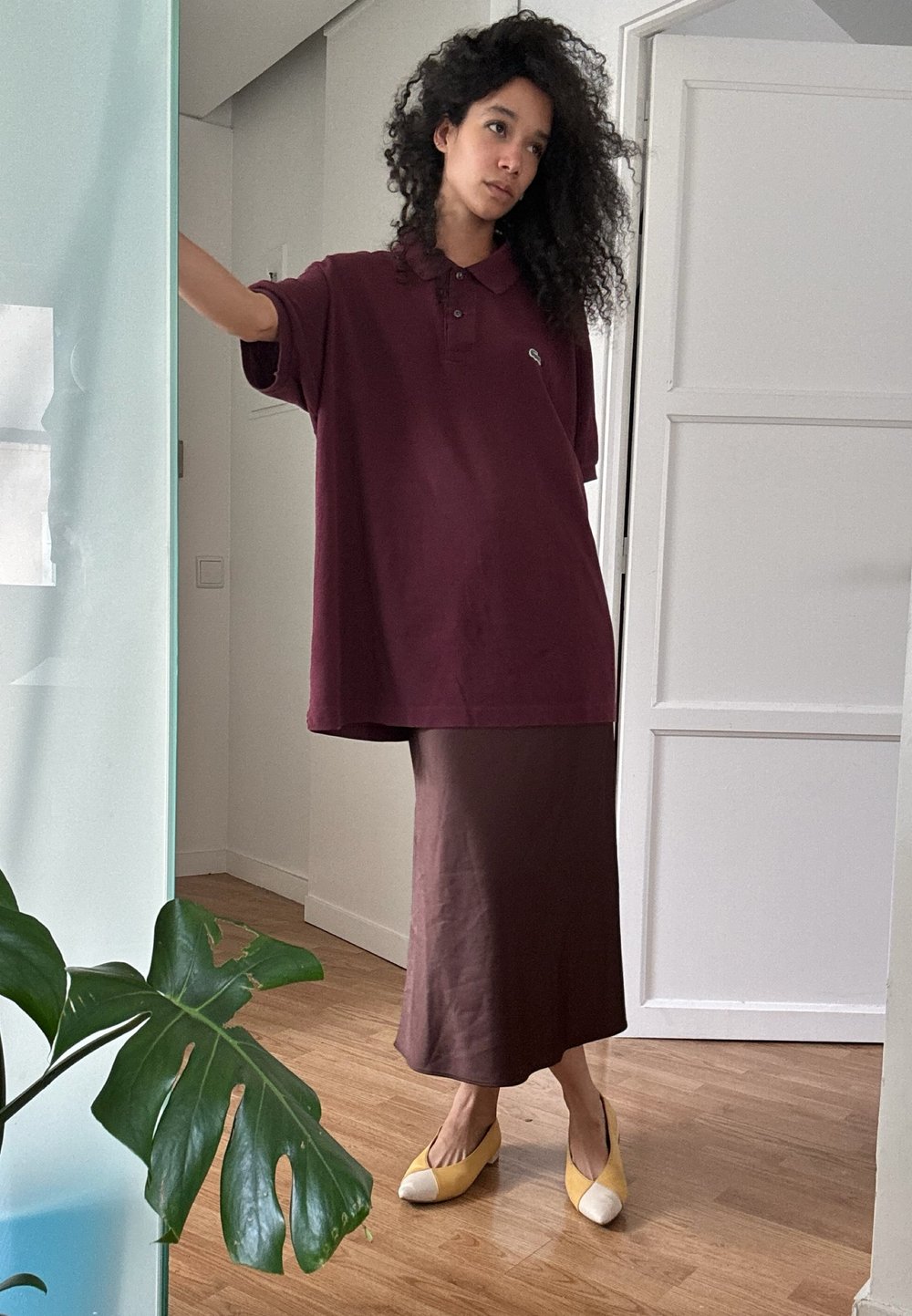 Social Polo y falda vaquera