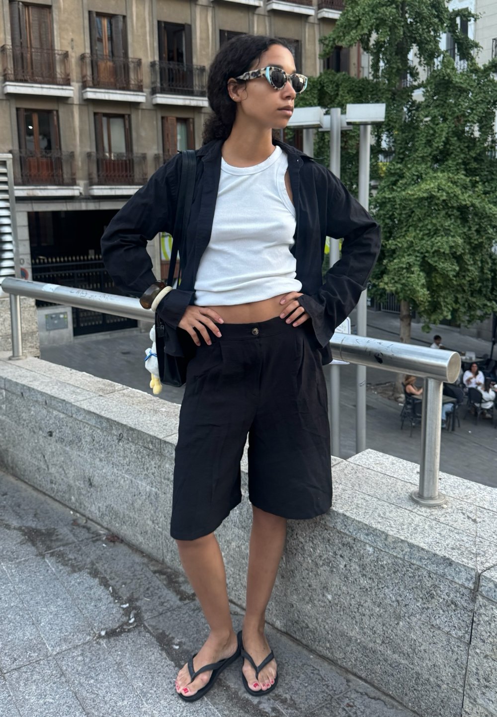 Social Top con bolso shopping