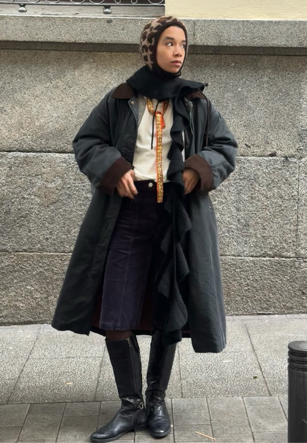 Social Look con impermeable