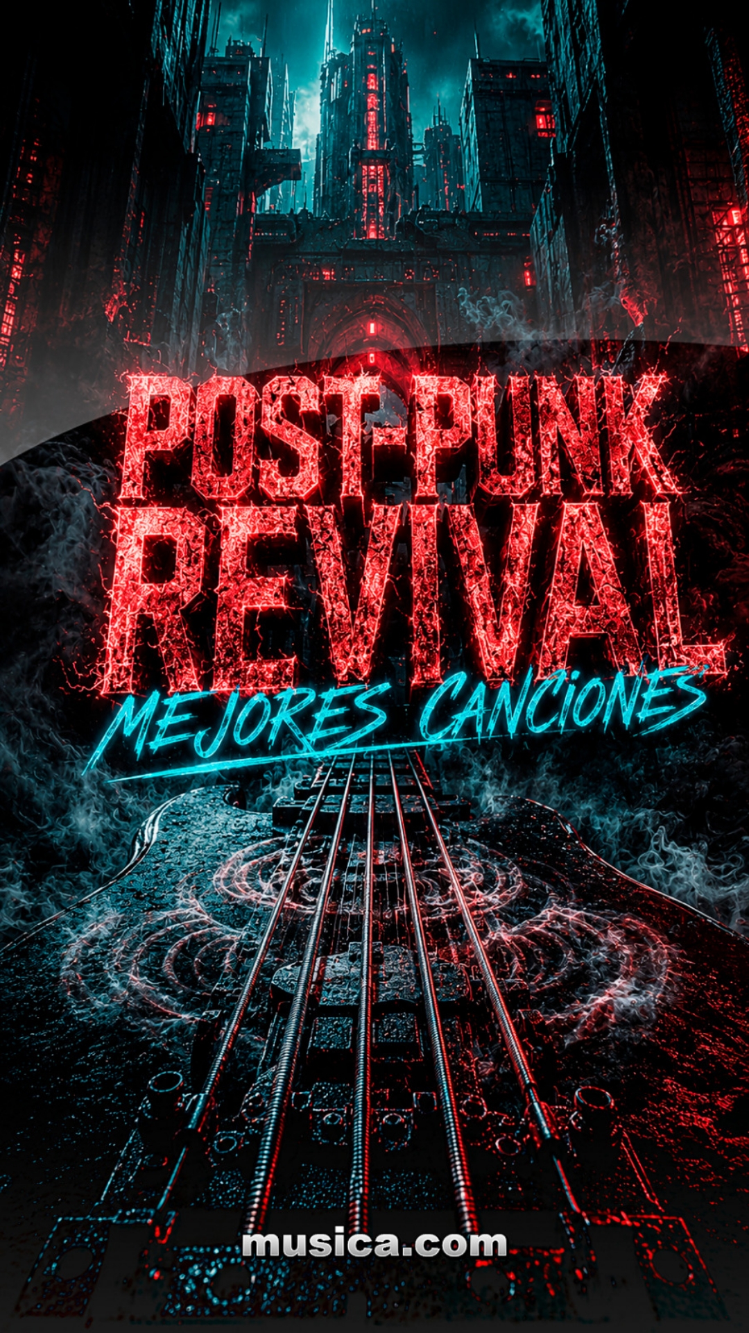 🎸🦇MEJORES Canciones POST-PUNK: Bajos Oscuros y Ritmos Revival 🖤🎵
