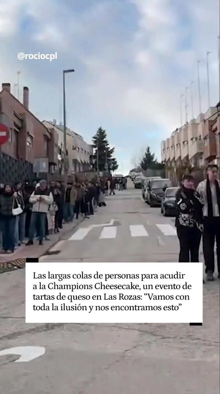 Social Champions Cheesecake: las colas virales en Las Rozas por las mejores tartas de queso