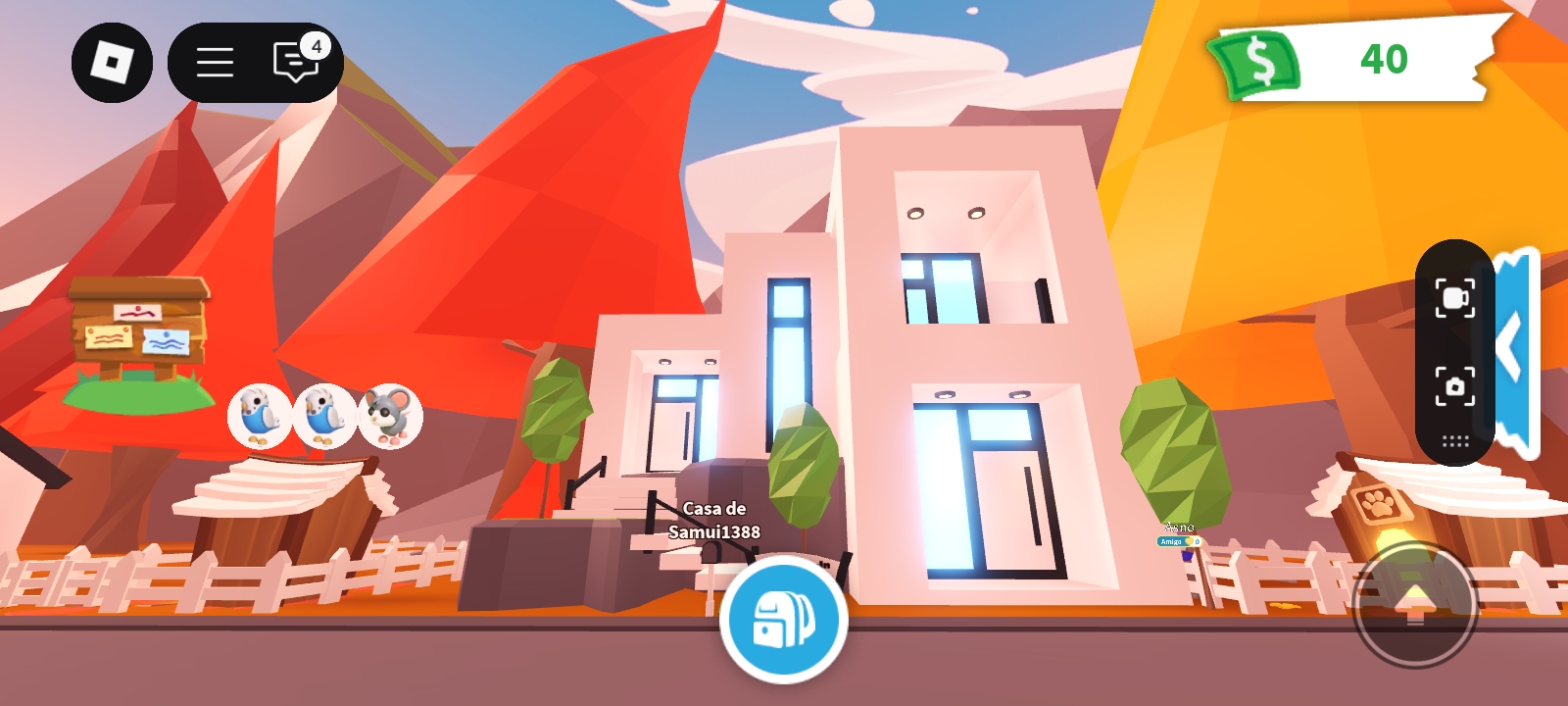 Social Minha casa do adopt me 