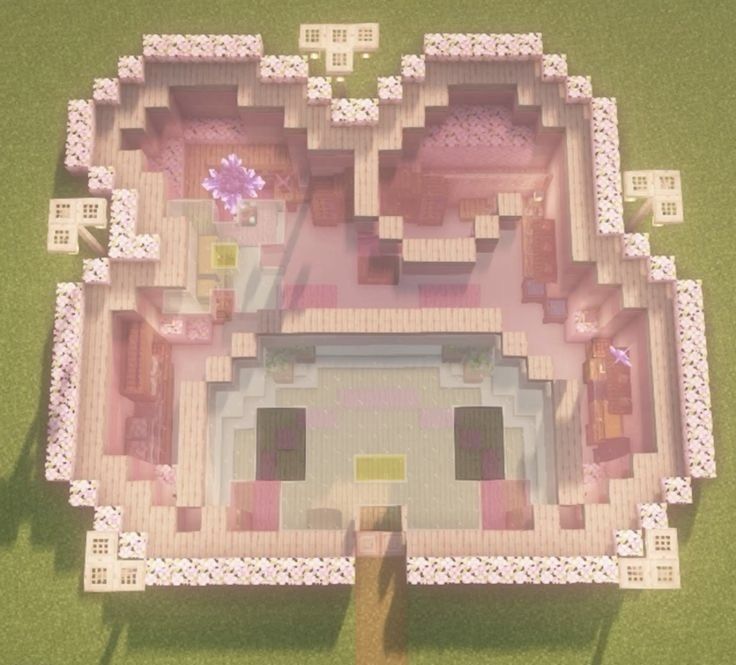 Social Base fofa no minecraft💘