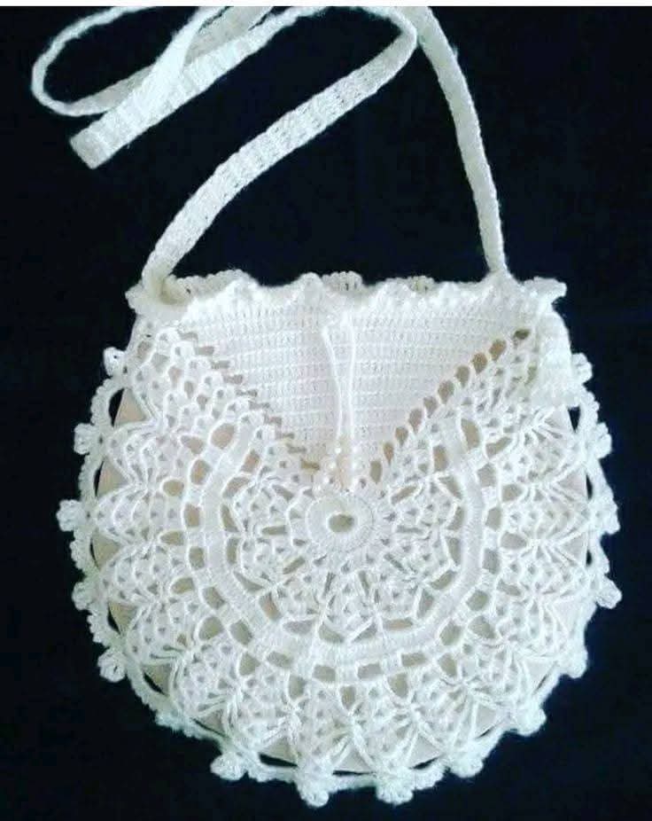 Social Linda bolsa de crochê