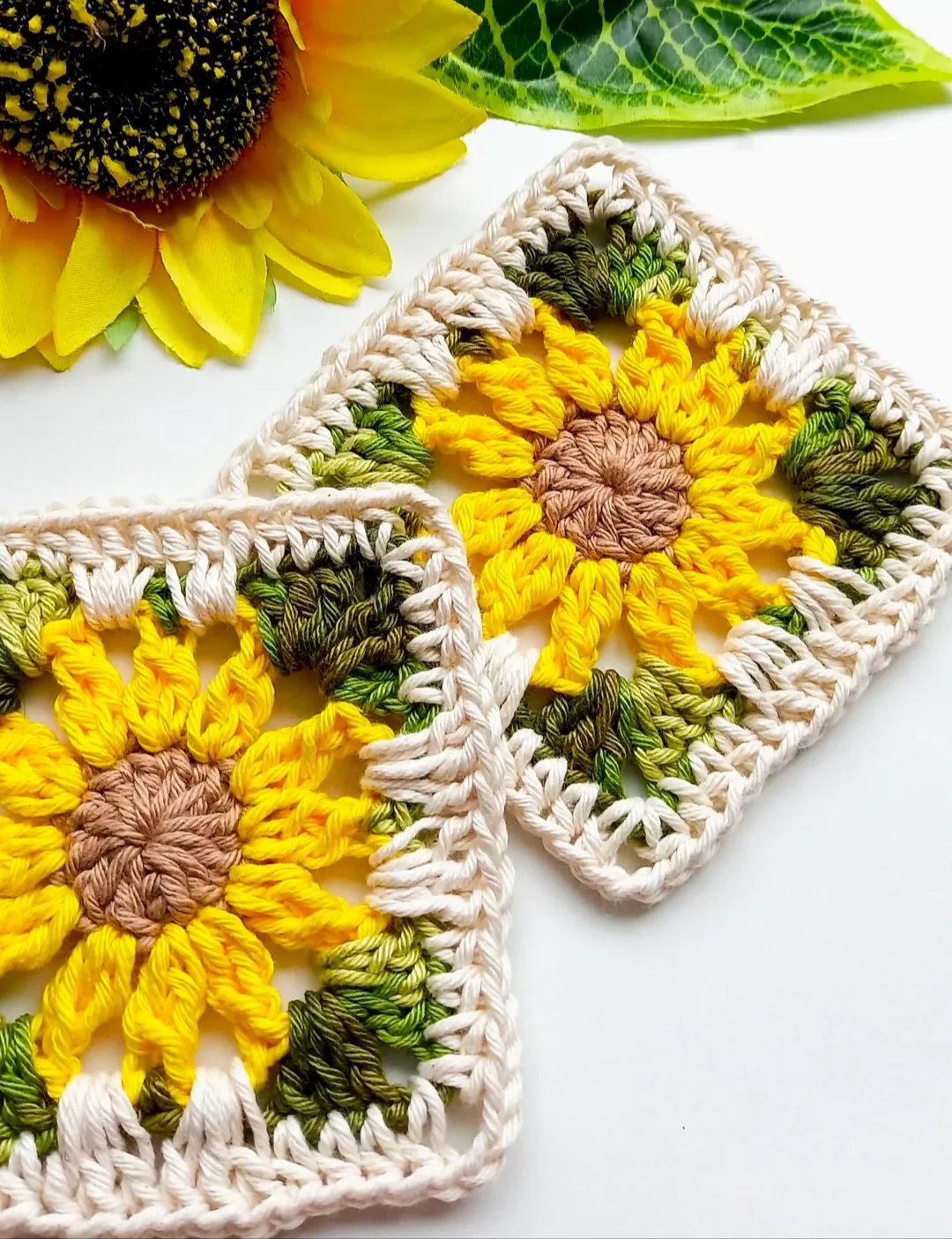 Social Flor de crochê