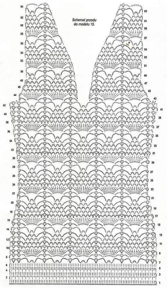 Social Grafico blusa de crochê