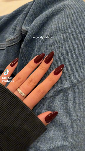 Uñas burdeos🍷