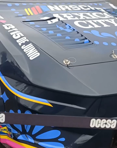 Primer día de actividad en NASCAR 