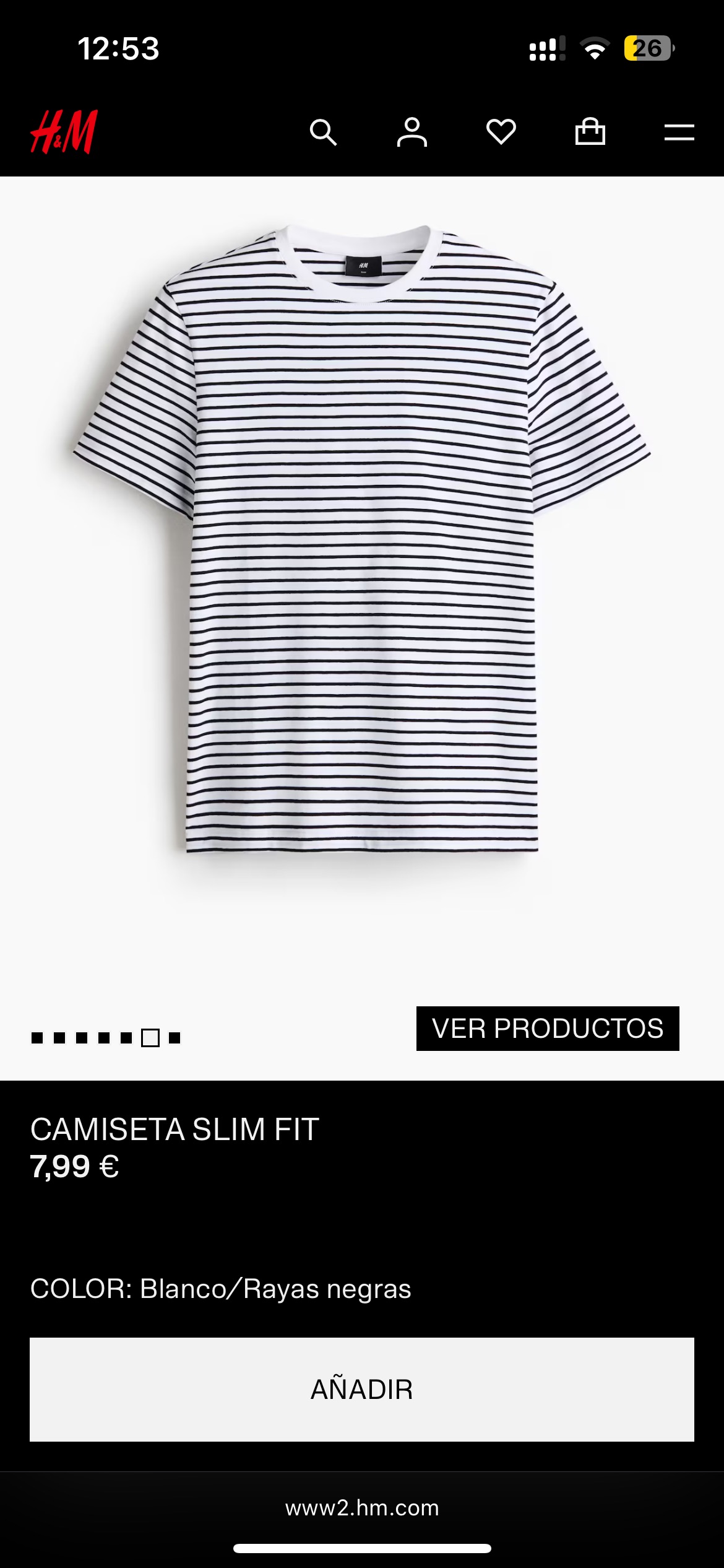 Camiseta slim fit
