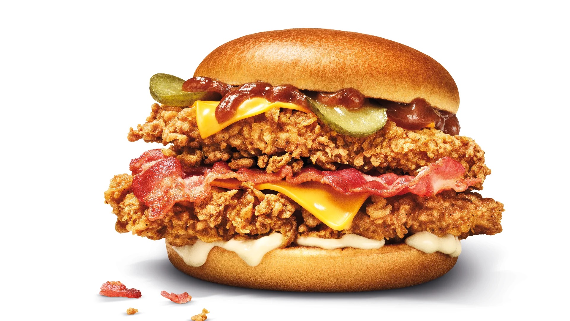 KFC Double BBQ Chicken Burger 
