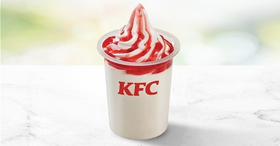 KFC Strawberry Sundae 