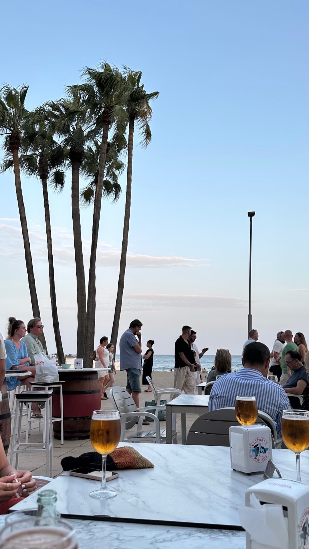 Restaurante Paralelo 36 GastroBeach - Restaurante frente a la playa en Estepona, Terraza, Comida y Bebida