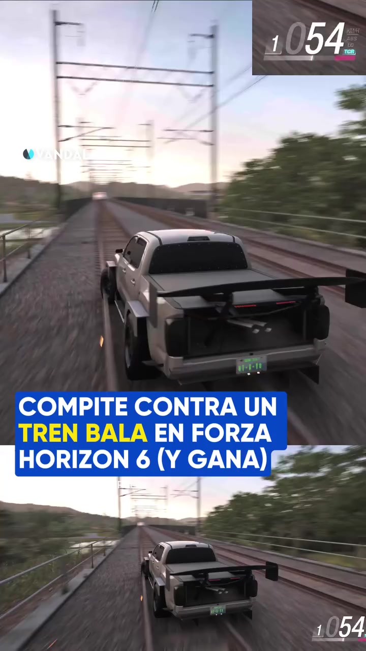 Cómo competir contra el tren bala en Forza Horizon 6