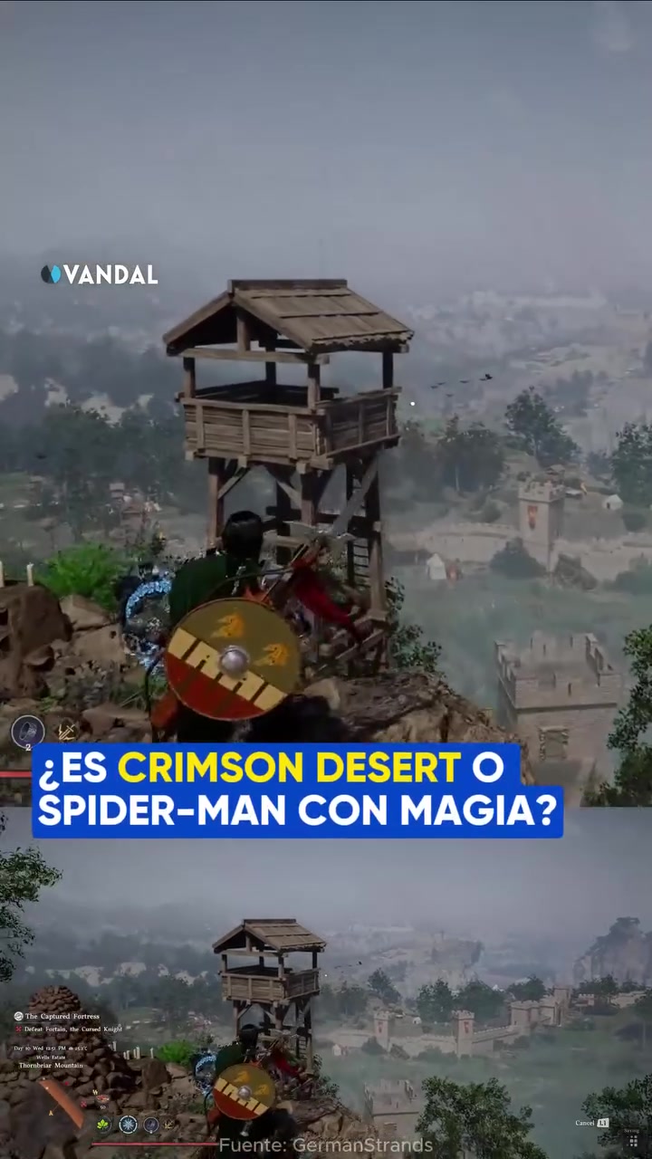 En Crimson Desert puedes ser Spider-Man 😳
