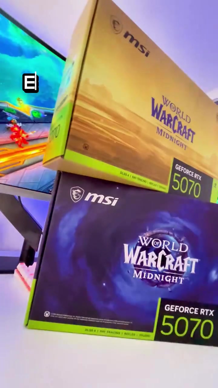 Social Dos ediciones épicas de RTX 5070 x WoW 😱🔥