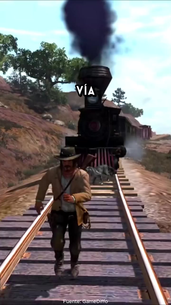 Esto pasa si viene el tren y no te mueves 🚂