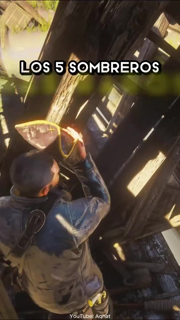 Cinco sombreros ocultos y extravagantes que puedes encontrar en Red Dead Redemption 2. Rockstar no dejó ningún detalle al azar. Con @vandalnet.