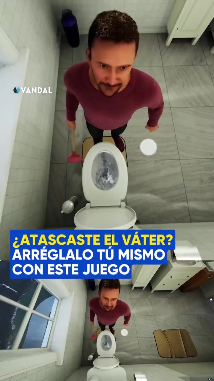 Social El simulador de destascar váteres existe de verdad