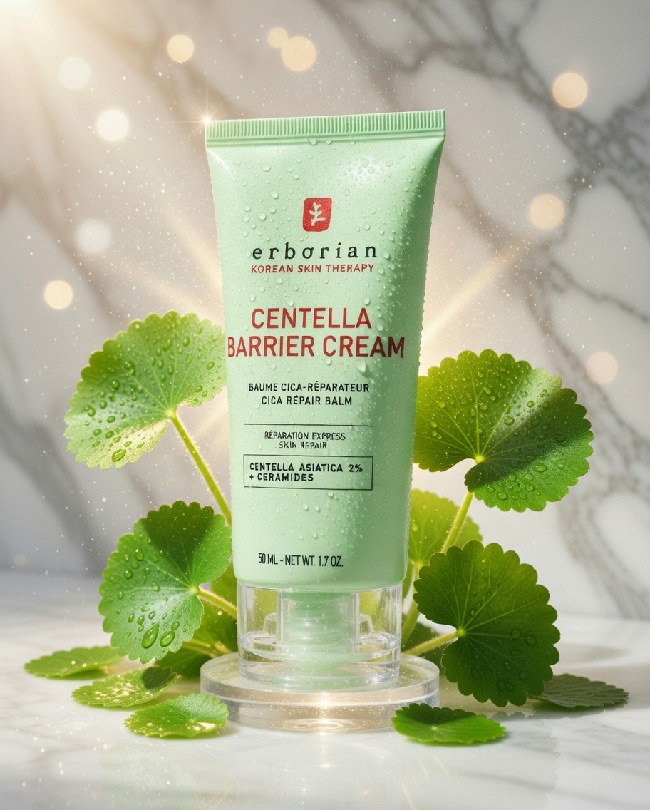 Centella Barrier Cream - Bálsamo Reparador Anti-Rojeces para Rostro y Cuerpo - Repara y Nutre la piel - Cosmética Coreana - 50 ml