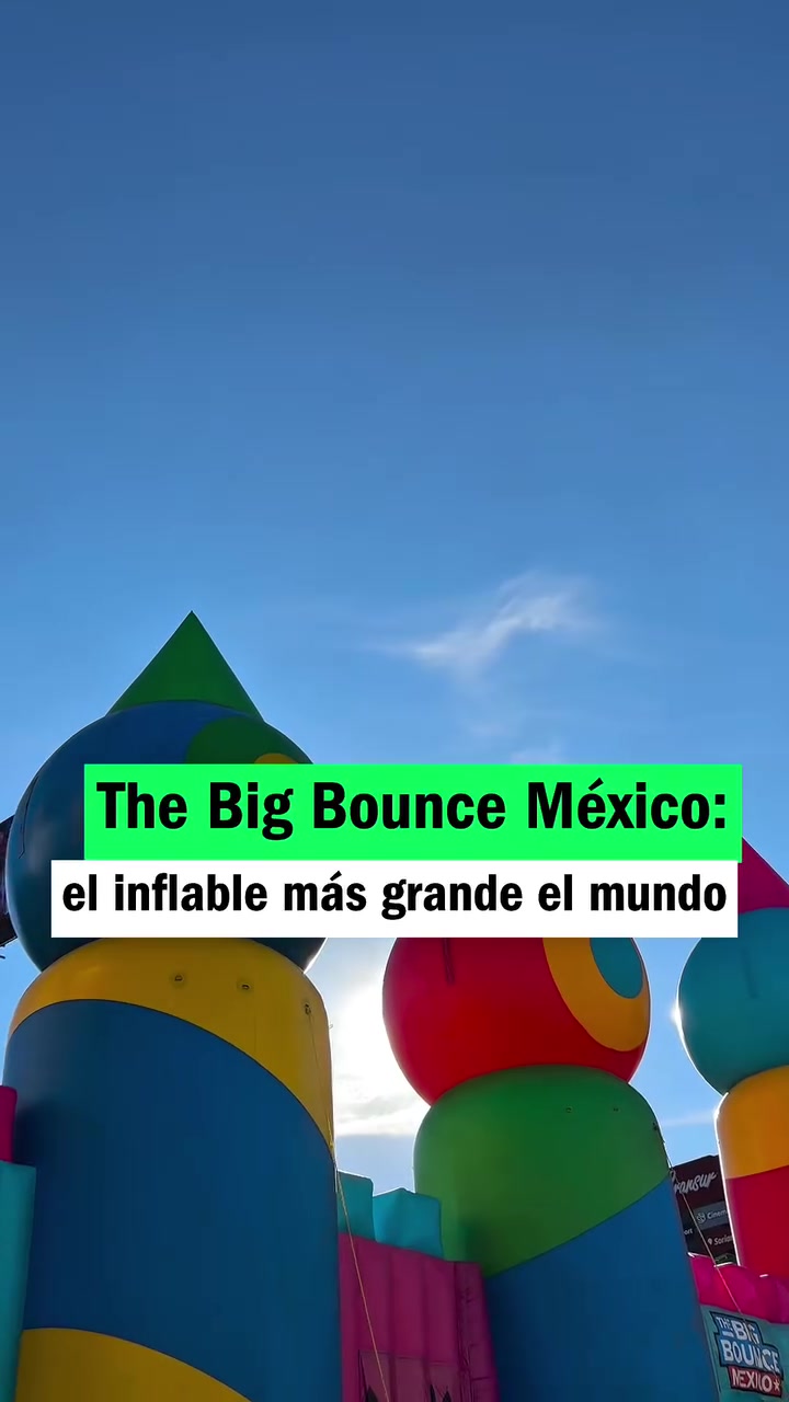 Parque con el inflable mas grande del mundo en CDMX