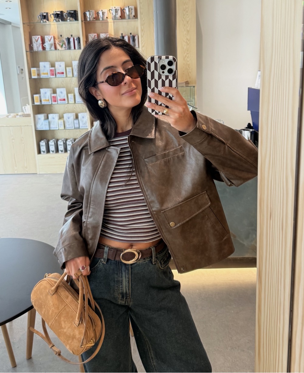 Social Bolso ideal marrón