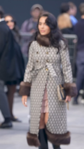 Social Llegada al desfile de Valentino🤎