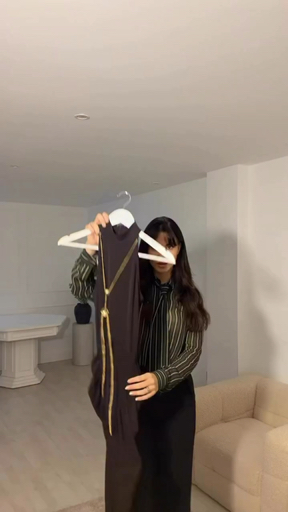 Social IDEAL: vestido largo + color chocolate🤎