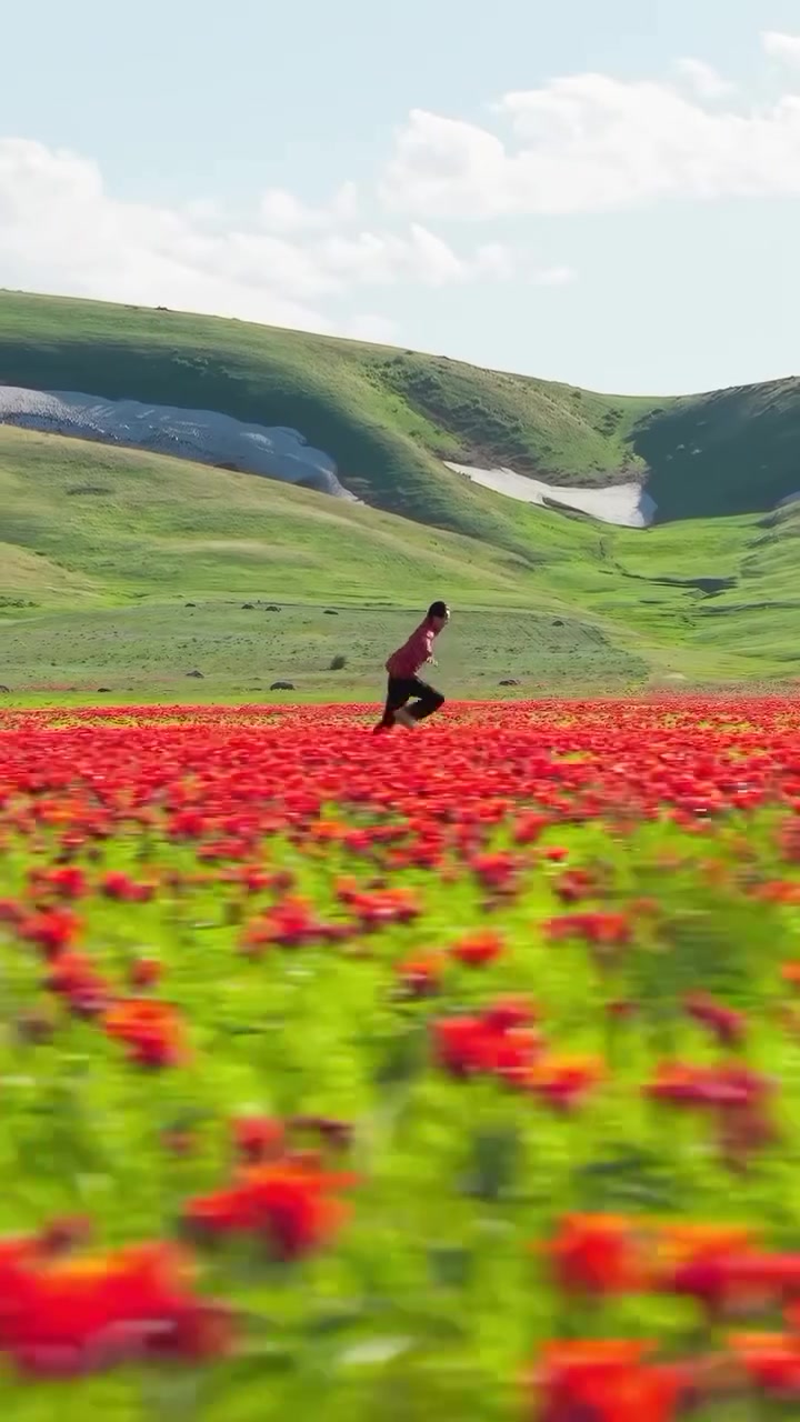 Corriendo por los campos de Kazajistán 🤩🏃