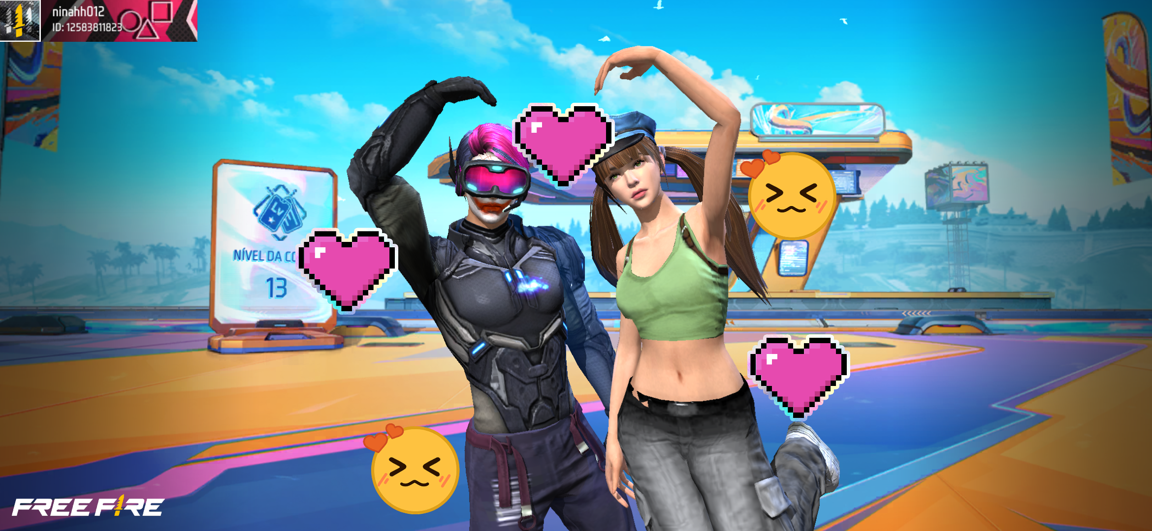 Social Free fire♡